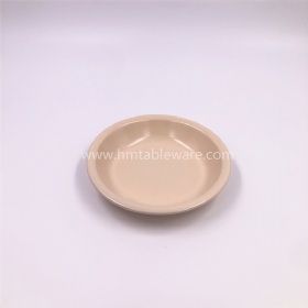 Best choice beige melamine deep plate plastic soup plate for restaurant